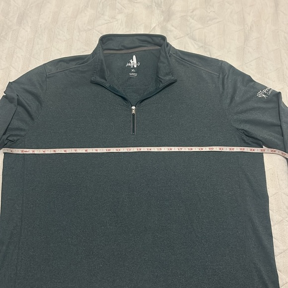 Johnnie-O Men’s 1/4 Quarter Zip Green XL - Picture 6 of 6